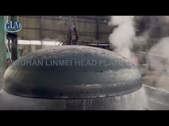 3600mm As516 Gr 70 Ελλειπτόμορφη άκρη δοχείου Asme Ελλειπτόμορφα μεγέθη κεφαλιού για δεξαμενές πετρελαίου και αερίου