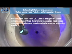 2590mm Διάμετρος 88mm Πάχος Ανθρακούχο Χάλυβα Κεφαλή δοχείου υπό πίεση Asme