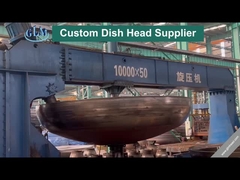 Βιομηχανική ελλειπτική κεφαλή δοχείου, από ανθρακικό χάλυβα