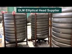 Asme 1000cm 2 έως 1 Ελλειπτική κεφαλή από ανοξείδωτο χάλυβα