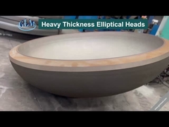 10000 mm θερμό σχηματισμένο ελλειπτό σχήμα Τελικός Τάκος Ημισφαιρικές κεφαλές δεξαμενής για δεξαμενή καυσίμου ASME