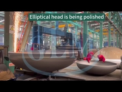 Κεφαλές δεξαμενών με καμπύλη πλάκα από ανθρακούχο χάλυβα, ελλειψοειδούς τύπου