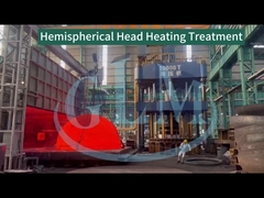 Ημισφαιρικό ατσάλι άνθρακα Τελικό κάλυμμα πίεσης κεφαλή βάσης για δεξαμενή προπανίου