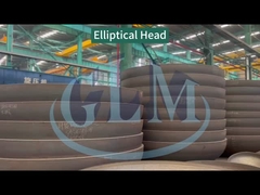 Προσαρμοσμένο ASME SA517 βαθμός Α Ελλειπτική κεφαλή πιάτου 2: 1 Διαμέτρου 1300 mm Μύθος 30 mm