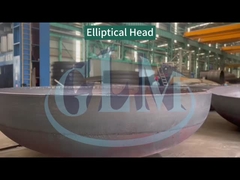 Προσαρμοσμένο λέβητα ελλειπτική κεφαλή πιάτο υλικό χάλυβα άνθρακα Περίπου 10% αναλογία μείωσης