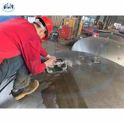 Ελλειπτικά κεφάλια 8000mm Dia 76mm πιστοποιητικών SA537 2:1 ASME πάχος