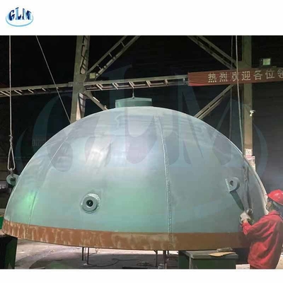 Ημισφαιρικό κεφάλι 2360mm διάμετρος 10mm χάλυβα άνθρακα πάχος
