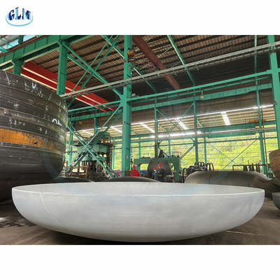 Διάμετρος 4200mm Torispherical Dish Ends, κεφαλές κωδικού ASME για βιομηχανική χρήση
