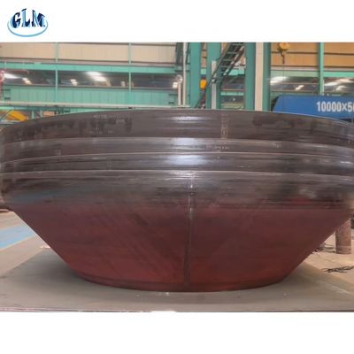 Γυαλισμένες Κωνικές Κεφαλές Δεξαμενών από Ανθρακούχο Χάλυβα για Δεξαμενές Αντιδραστήρων και Όχι Περιορισμένο Πάχος