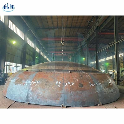 Q235B SS304 800mm Ημισφαιρικές κεφαλές δεξαμενών που σχηματίζουν ατσάλινο ημισφαίριο