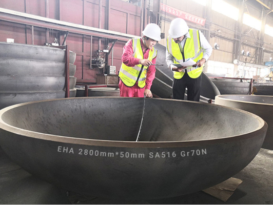 5mm 5000mm Ημισφαιρικό Ελλειπτικό Δίσκο Κεφαλοκορύφωμα Ss316L Ελλειπτόμορφο