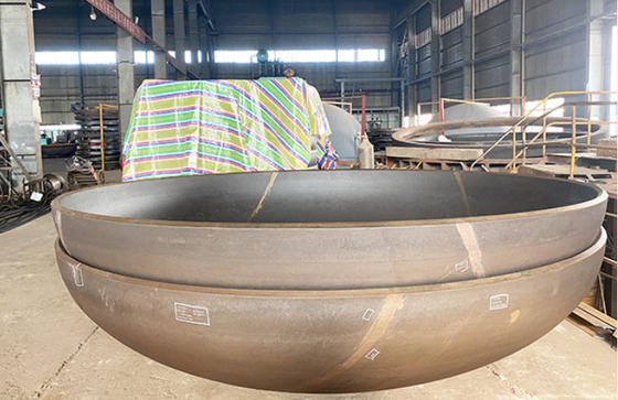 12000MM 3MM Ss304 ημιελλειπτική κεφαλή πιάτου Διαστάσεις 2 έως 1 ημισφαιρικό