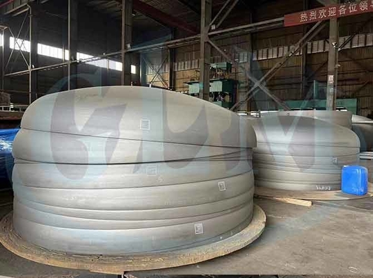 Diatemer 4600mm πάχος 20mm SA 516 GR 70 ελλειπτικό κεφάλι πιάτων για τα δοχεία πίεσης