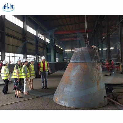 Επικεφαλής 2500mm κώνων SA516 Gr70 διάμετρος πιάτων