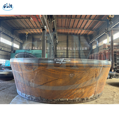 Dished επικεφαλής 5500mm SA516 Gr.70N ντυμένη διάμετρος κώνων