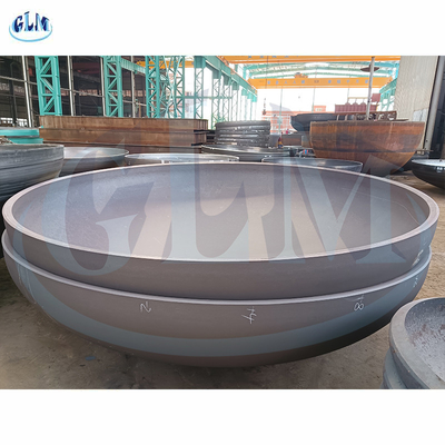 Ημι ελλειπτικό κεφάλι 2800mm διάμετρος 42mm δεξαμενών πάχος