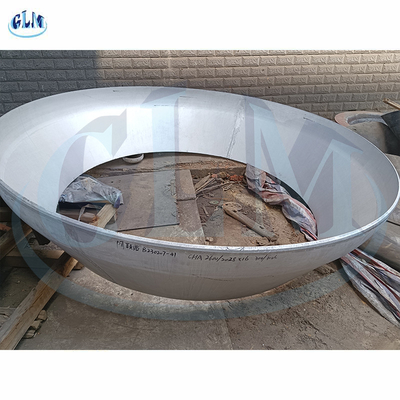 Επικεφαλής τοπ ταυτότητα 2600mm δεξαμενών πιάτων ανοξείδωτου 304/SS304L κωνική