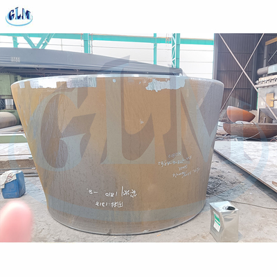Κατώτατη ταυτότητα 3300MM κωνικό πάχος 74mm SA516 Gr70 κεφαλιών δεξαμενών
