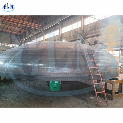 ελλειψοειδές Dished τέλος διαμέτρων 6500mm με την αναλογία μείωσης 10%