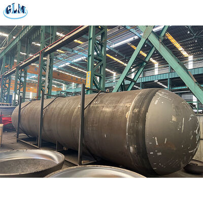 Πυροσβεστικό δοχείο θερμής σφυρηλάτησης με κεφαλή με υδροστατική δοκιμή επαληθευμένη για εφαρμογές χάλυβα άνθρακα SA-516 κλάσης 70