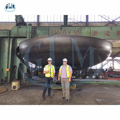2mm 200mm ASME Υπό πίεση δοχείο Τελεία Δισκίου Ms Τελεία Δισκίου Ελλειπτόμορφη